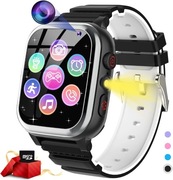 Smartwatch dla dzieci z aparatem HD czarny