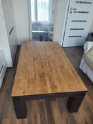 Ława z litego drewna