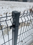 Śrubka do 3 x Słupek ogrodzeniowy. 200 x 4 x 6cm antracyt 