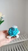 Żółwik na szydełku, brelok, zawieszka handmade