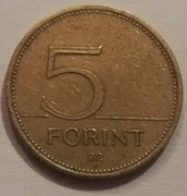 Węgry 5 forintów 1993