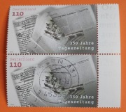 Niemcy DB znaczki 2000 # 2123** Gazeta dwójka 