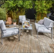 Zestaw mebli ogrodowych tarasowych aluminiowych Morea  4 osoby