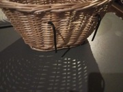 Koszyk wiklinowy na rower 