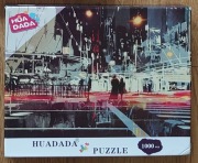 Puzzle Hua Dada 1000 - Night Scene of Modern City (dwustronne?)
