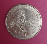 Moneta 2 zł Stanisław August Poniatowski 2005r.