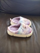 Kapcie dziewczęce zimowe Elsa ocieplane 24/25 (wkładka 16 cm)