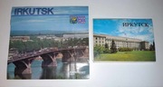 folder i widokówki / kartki z Irkucka z 1986 roku