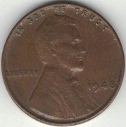119 USA 1 cent 1948