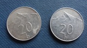 Moneta Słowacja 20 Halerzy 1998