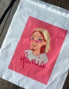 Worek sportowy genzie biały white dla dzieci kolorowy