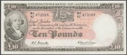 AUSTRALIA 10 FUNTÓW 1960 - WA