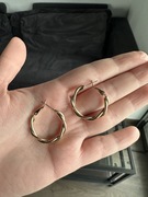 Kolczyki koła w stylu vintage retro