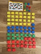 Klocki konstrukcyjne 77 el. kolorowe