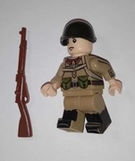 Figurka żołnierza rosyjskiego z bronią WW2 kompatybilne z Lego, Cobi