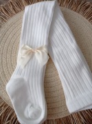 MilaBaby rajstopy dziecięce biały bawełna rozmiar 98