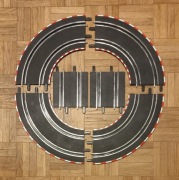 Tor Carrera Go, 10 szyn po 5,50zł, zestaw do rozbudowy, skala 1:43