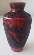 Vintage chiński wazon z laki