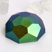 Orgonit kopuła z kamieniami naturalnymi - apatyt, kryształ górski