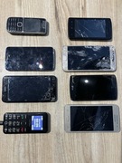 Zestaw telefonów 8 sztuk uszkodzone
