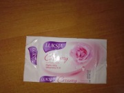 Stare puste opakowanie okładka Luksja Róża 2019 mydło w kostce