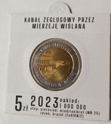 5 zł 2023 rok Kanał Żeglugowy Przez Mierzeję Wiślaną