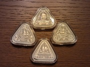 Batavia Zeewijk Zuytdorp Vergulde Draeck monety srebrne 4x 1oz Ag 