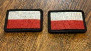 flaga na mundur rzep 2szt.