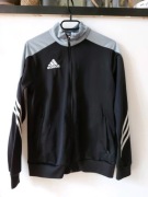 Bluza Adidas męska czarno-szara zip sporty vintage vibe YL/164