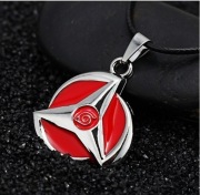 metalowy wisiorek Naruto Mangekyou Sharingan Obito