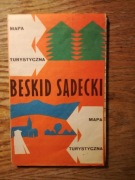 Beskid Sądecki * Mapa turystyczna 1974