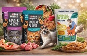 Zestaw karmy dla kota Animal Island i Pan Mięsko 60x85g