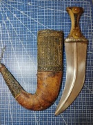 Dżambija jambiya nóż  sztylet bliski Wschód antyk 