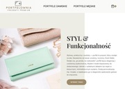 Gotowy sklep internetowy - Portfele damskie i męskie