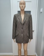 brązowa marynarka żakiet C&A rozmiar L/XL wełna