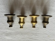 Mosiężne kieliszki do świecznika lub lampy 