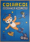 Colargol zdobywcą kosmosu plakat filmowy B1 1978 Wilkosz