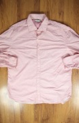 Koszula Mango r. XXL różowa męska dł rękaw bawełniana wzór 