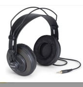 SAMSON SR850 Studio " WELUR pady STEREO Przewodowe słuchawki nauszne