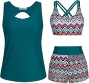 Strój kąpielowy 3-częściowy nowy rozmiar XXXL 46 