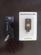 Nowe YUBICO Klucz Zabezpieczający Security Key C NFC Czarny + Etui
