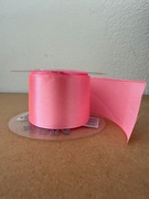 Różowa Florystyczna Dekoracyjna Tasiemka Wstążka Szpula