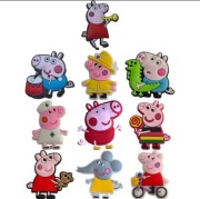 Super zestaw 10  nowych przypinek do Crocs, Jibbitz , Świnka Peppa