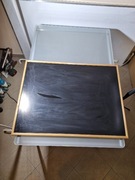 Duża Tablica Kredowa w Drewnianej Ramie Montaż Pion Poziom  80x60 cm