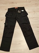 BENNON Erebos Black 50 Spodnie BHP Taktyczne Bojówki Elastyczne Cordura