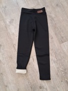 Getry ocieplane damskie/ dziewczęce - czarne - rozm L/XL