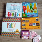 zestaw gier dla dzieci 6-8 lat 5 szt CIEKAWE STAN  BDB planszowe