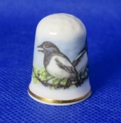 Naparstek Kolekcjonerski Porcelanowy Oakley - Sroki