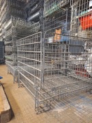Kosze metalowe transportowe palety składane wysokiego składowania