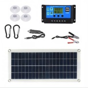 PANEL SOLARNY 300W ZESTAW Z REGULATOREM I PROSTOWNIKIEM 12V DO LADOWANIA